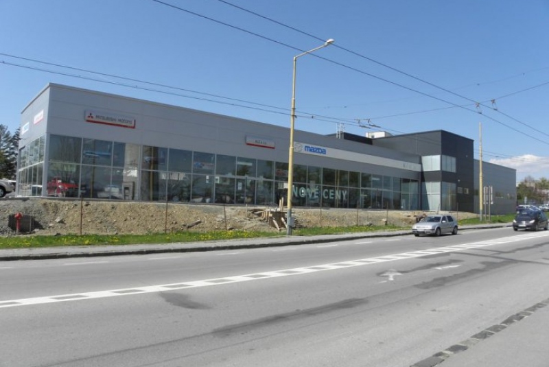 Výroba a montáž autosalóna Mazda - Mitsubishi Prešov
