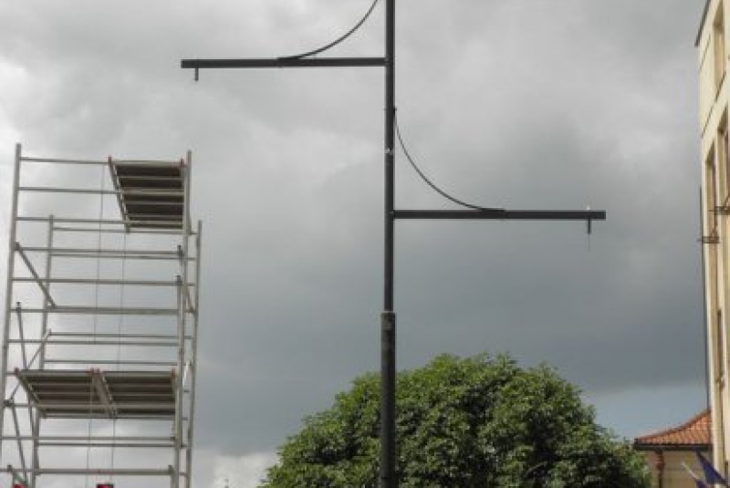 Výroba a montáž stĺpov verejného osvetlenia - Ovomont Sabinov