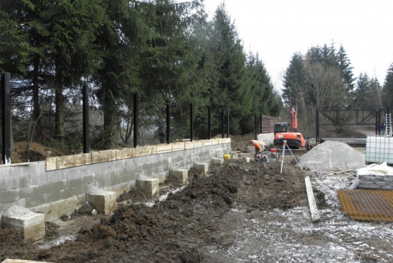 Oceľová konštrukcia - Biatlonová Strelnica - Králiky